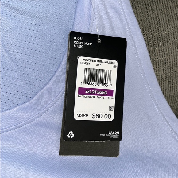 Under Armour Iso-Chill Light Blue Dress size 2XL - Picture 6 of 7